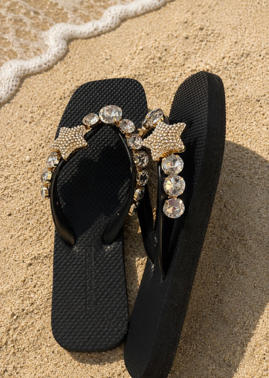 Tongs femme Étoile & Cristaux
