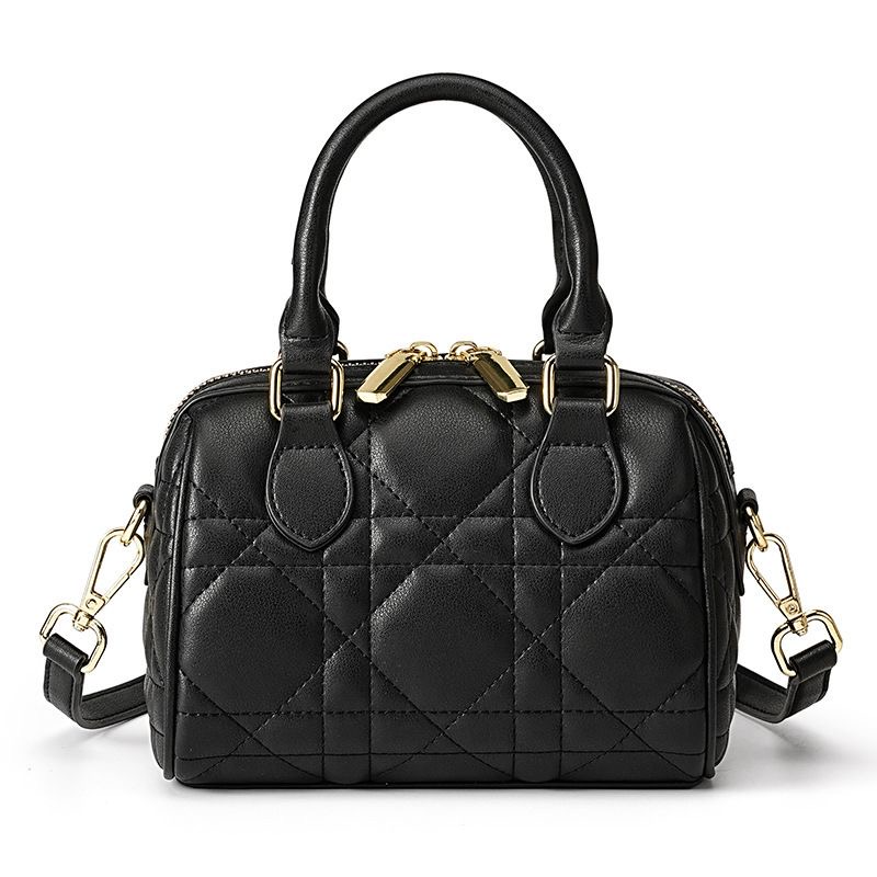 Mini sac à main matelassé en cuir véritable – Style chic et intemporel